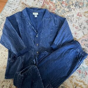 Ezze Wear Blue Denim Set